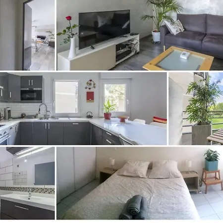 Beautiful Port Marianne Apt, Private Parking, 4 People * Montpellier