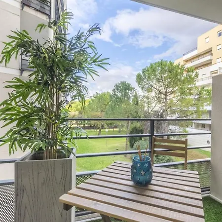 Beautiful Port Marianne Apt, Private Parking, 4 People * Монпелье